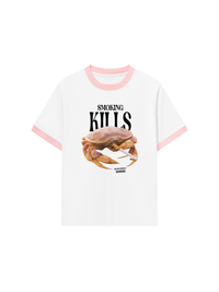 Áo Thun Ringer Relaxed Fit Ocean Smoking Kills