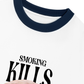 Áo Thun Ringer Relaxed Fit Ocean Smoking Kills