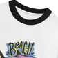 Áo Thun Ringer Relaxed Fit Ocean Beach Vibes Shark