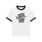 Áo Thun Ringer Relaxed Fit Ocean Beach Vibes Shark