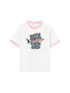 Áo Thun Ringer Relaxed Fit Ocean Beach Vibes Shark