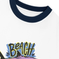 Áo Thun Ringer Relaxed Fit Ocean Beach Vibes Shark