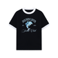 Áo Thun Ringer Relaxed Fit Ocean Dolphin Lover