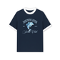 Áo Thun Ringer Relaxed Fit Ocean Dolphin Lover