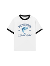 Áo Thun Ringer Relaxed Fit Ocean Dolphin Lover