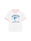 Áo Thun Ringer Relaxed Fit Ocean Dolphin Lover