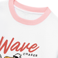 Áo Thun Ringer Relaxed Fit Ocean Duck Waves