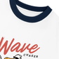Áo Thun Ringer Relaxed Fit Ocean Duck Waves