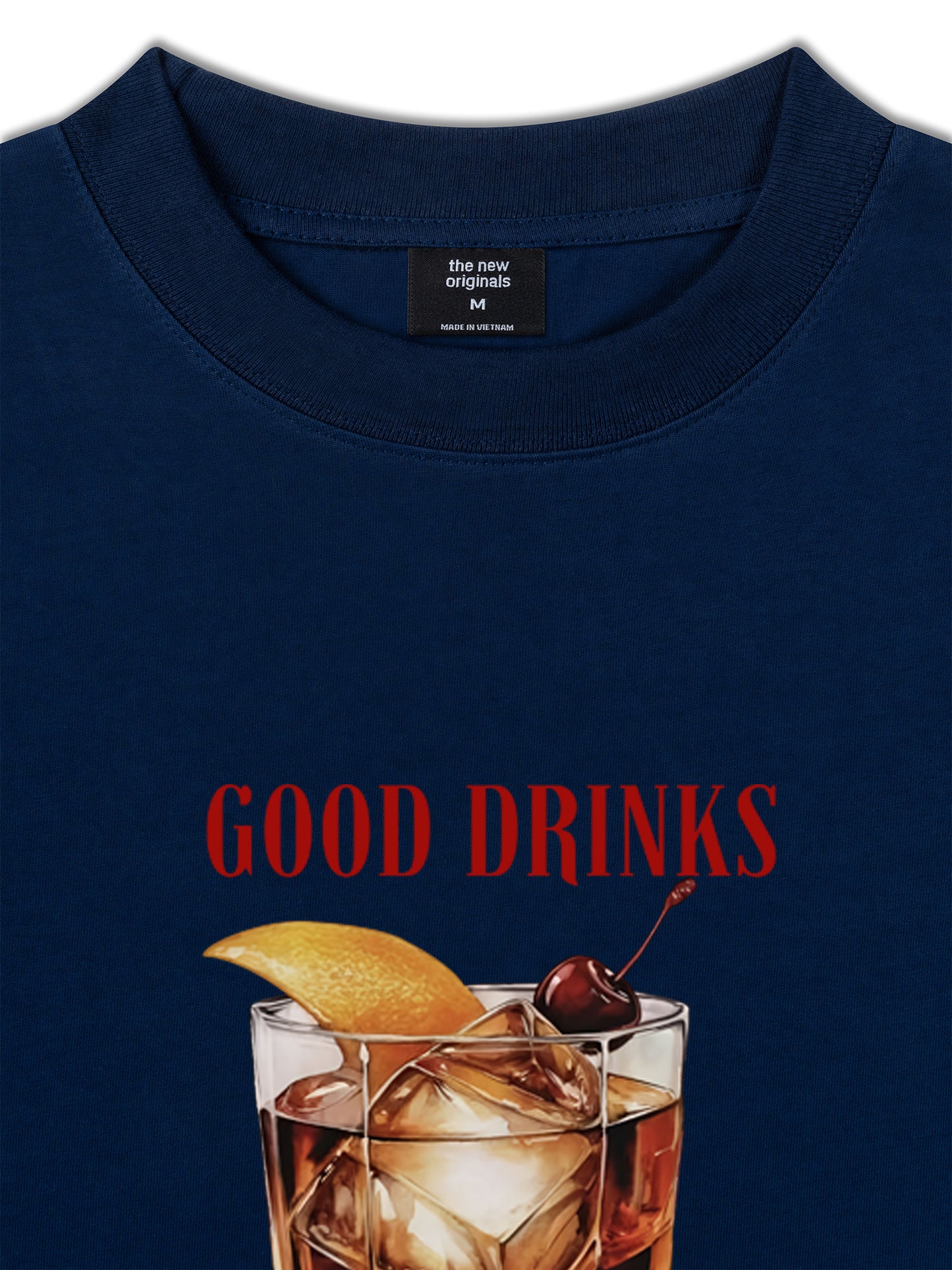 Áo Thun Relaxed Fit Good Drinks, Great Friends