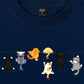 Áo Thun Relaxed Fit  Cat Line Up