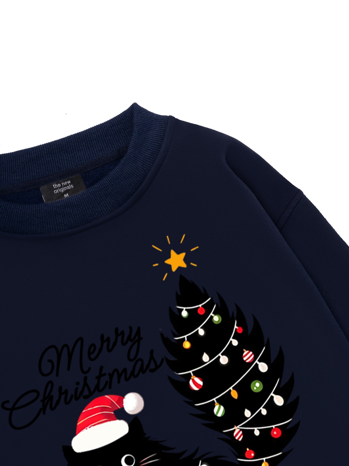 Black Kitty Christmas Sweater