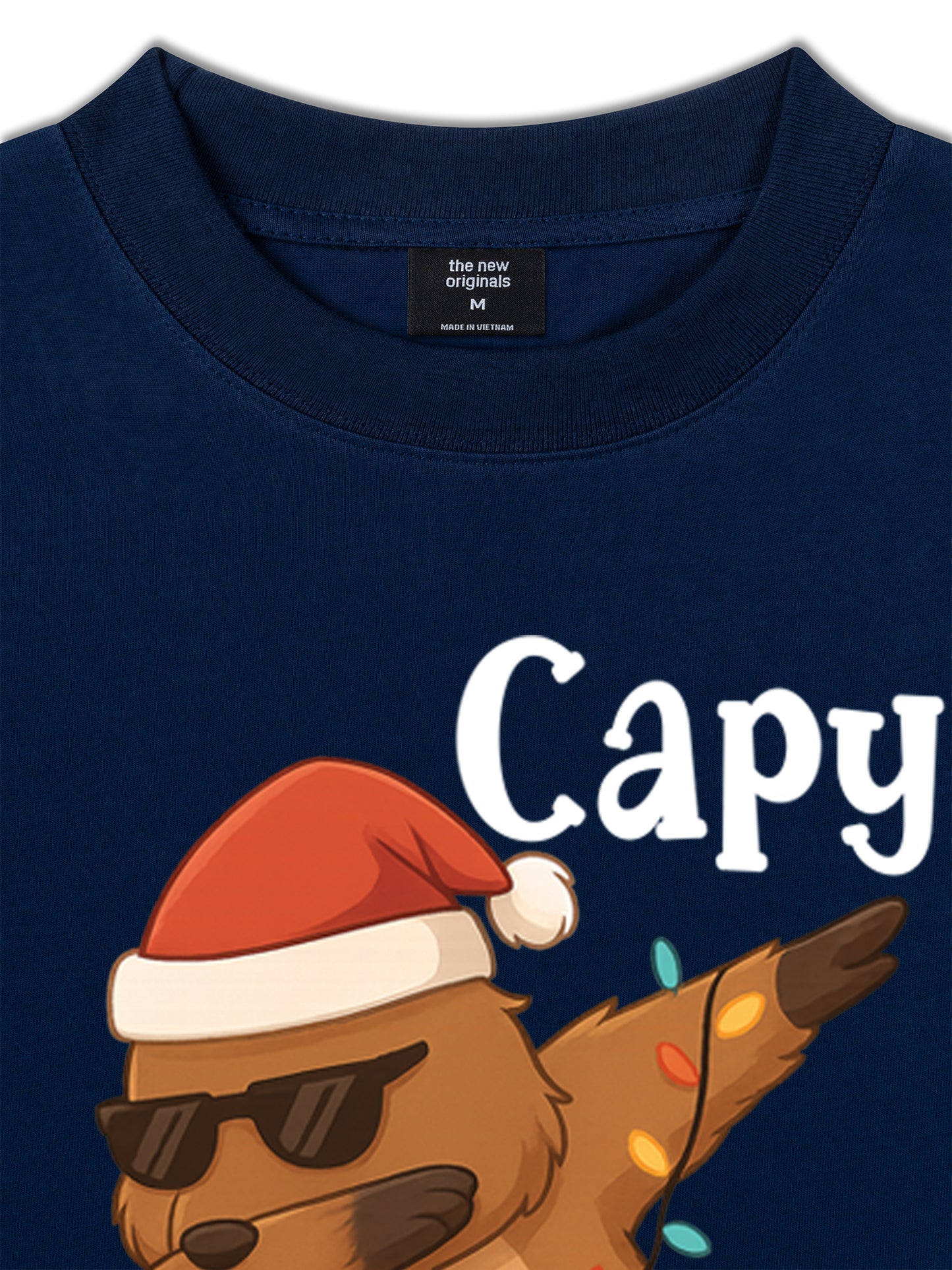 Áo Thun Relaxed Fit Capy Christmas Dab