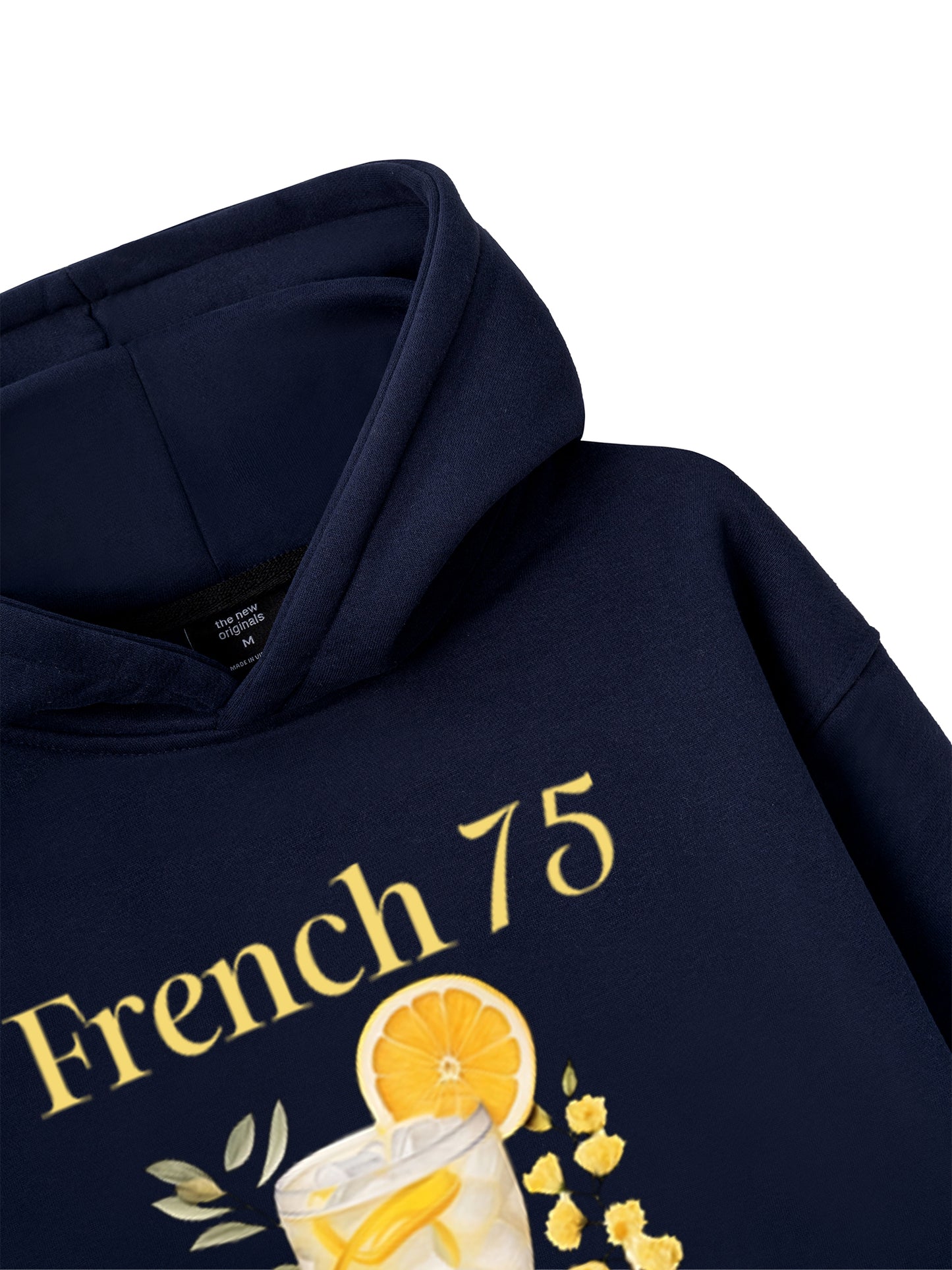 French 75 Cocktail Hoodie