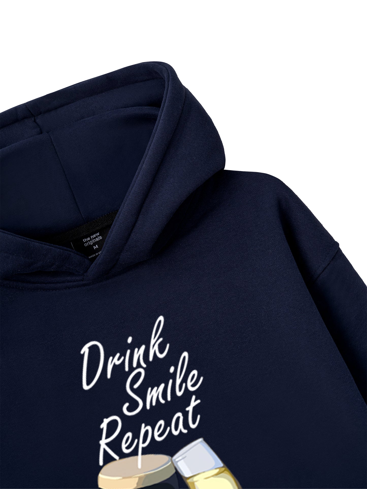 Drink, Smlie, Repeat Hoodie
