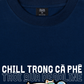 Áo Thun Relaxed Fit Hội Mèo Chill trong Cà Phê