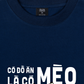 Áo Thun Relaxed Fit Hội Mèo Hăm Ăn