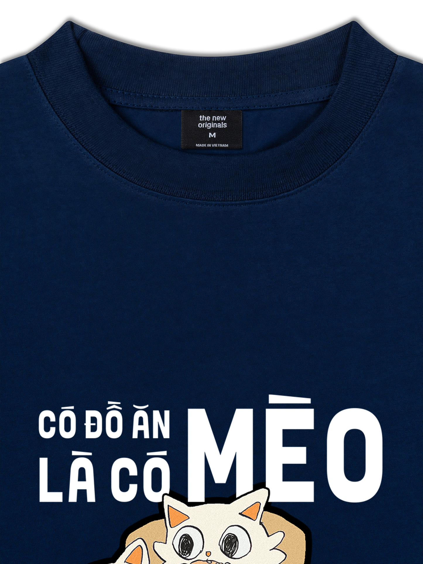 Áo Thun Relaxed Fit Hội Mèo Hăm Ăn