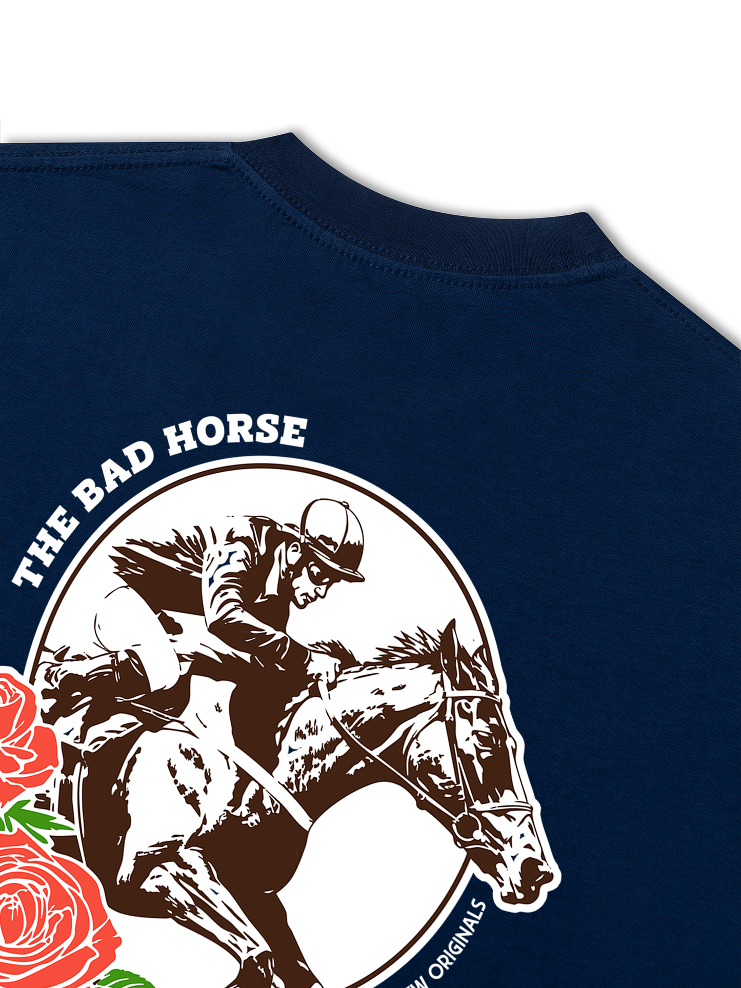 Áo Thun Relaxed Fit The Bad Horse Roses Group