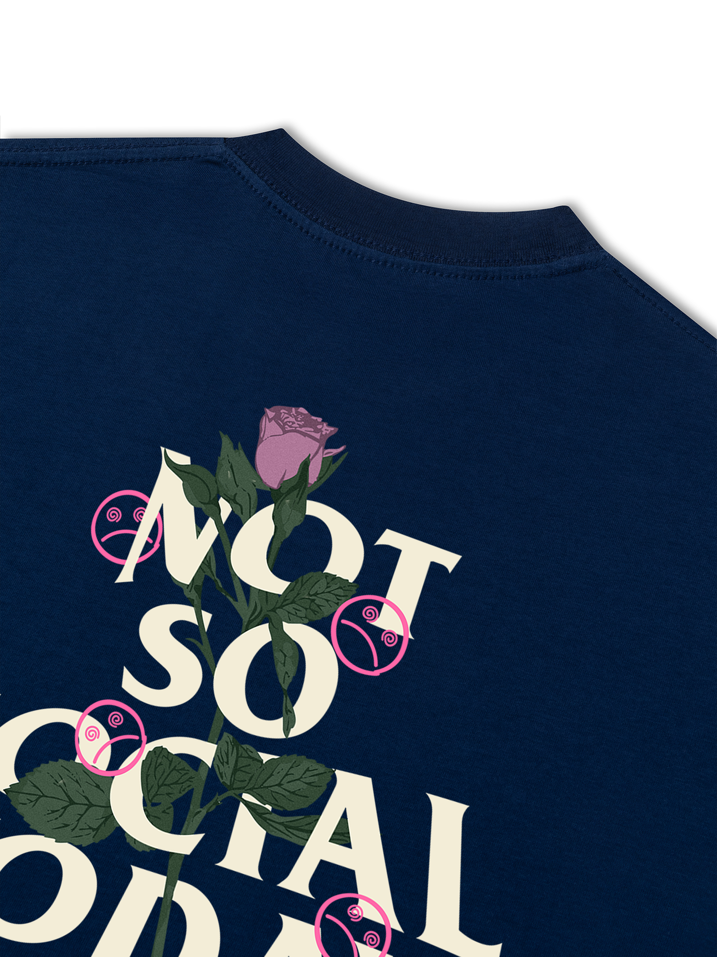 Áo Thun Relaxed Fit Not So Social Today Prettiest Flower