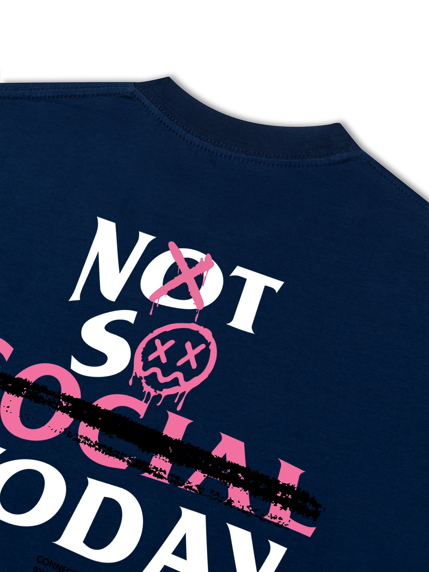 Áo Thun Relaxed Fit Not So Social Today Sprayed