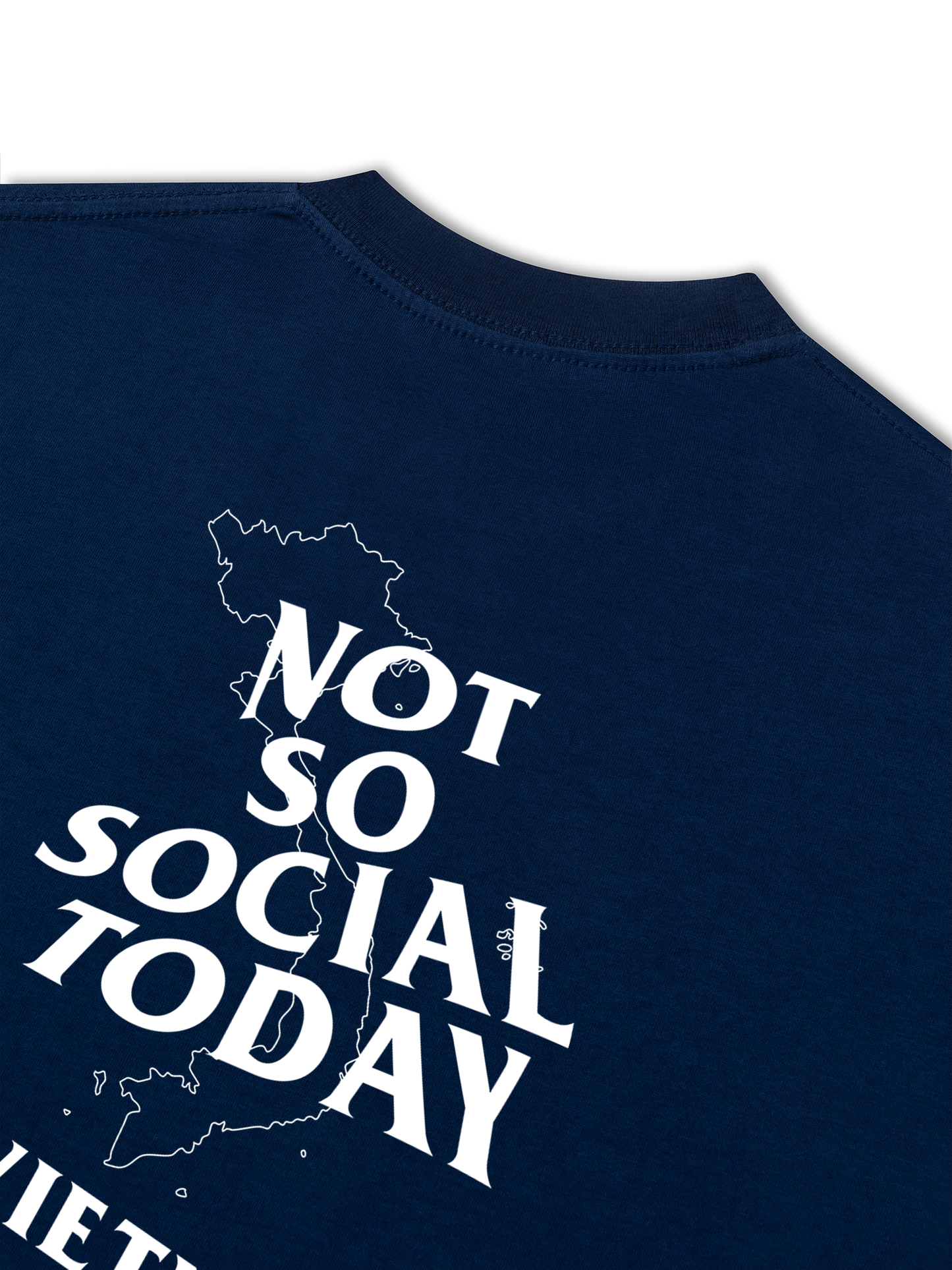 Áo Thun Relaxed Fit Not So Social Today Vietnam
