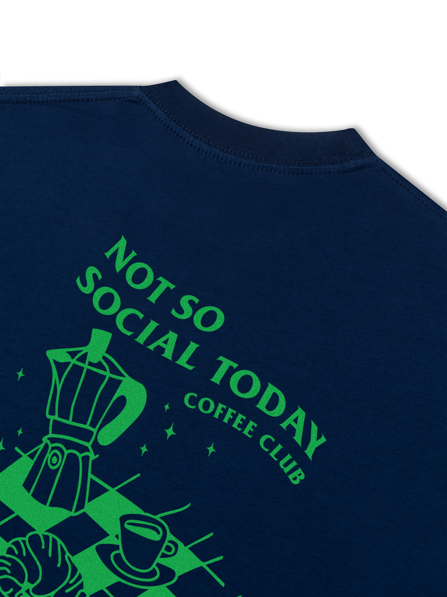 Áo Thun Relaxed Fit Not So Social Today Coffee Club