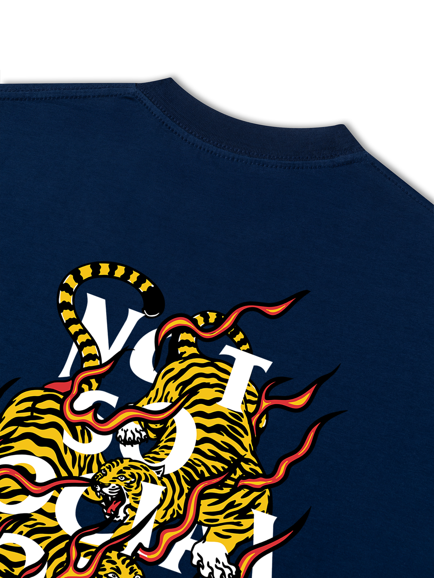 Áo Thun Relaxed Fit Not So Social Today Tiger Heat