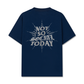 Áo Thun Relaxed Fit Not So Social Today Silver Glitter