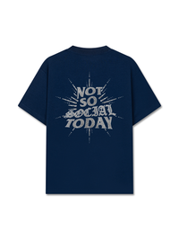 Áo Thun Relaxed Fit Not So Social Today Silver Glitter