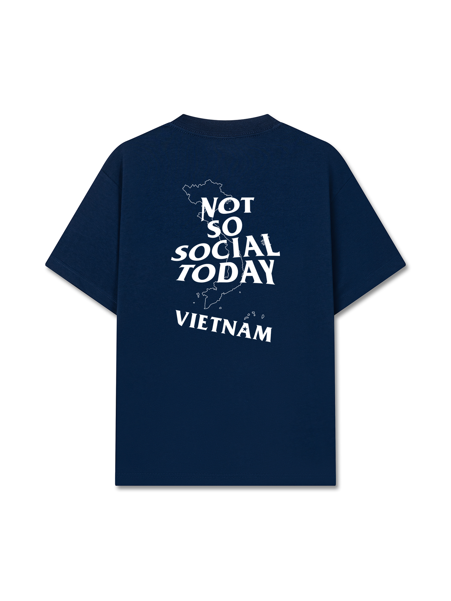Áo Thun Relaxed Fit Not So Social Today Vietnam
