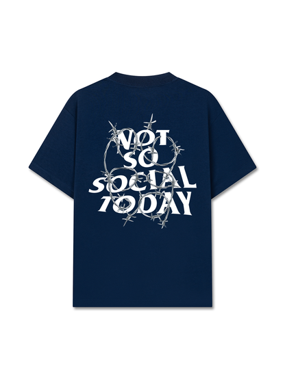 Áo Thun Relaxed Fit Not So Social Today Bobwire