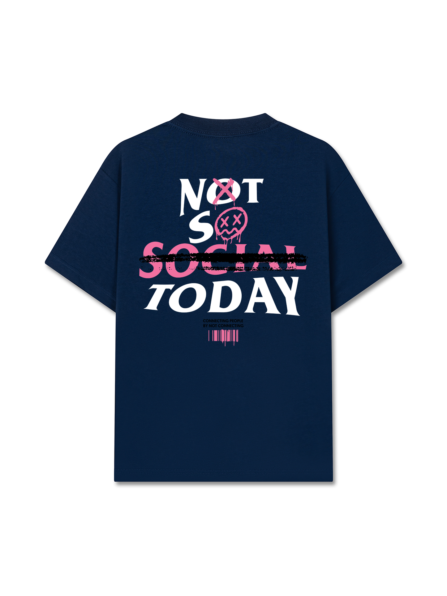 Áo Thun Relaxed Fit Not So Social Today Sprayed