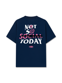 Áo Thun Relaxed Fit Not So Social Today Sprayed