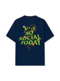 Áo Thun Relaxed Fit Not So Social Today Cherry Snake
