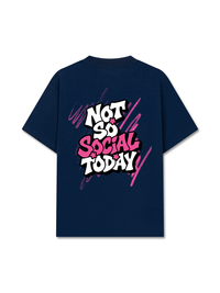 Áo Thun Relaxed Fit Not So Social Today Scribbles