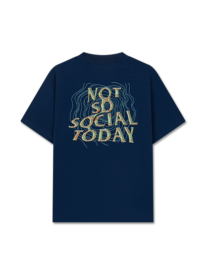 Áo Thun Relaxed Fit Not So Social Today Ripple