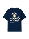 Áo Thun Relaxed Fit Not So Social Today Prettiest Flower