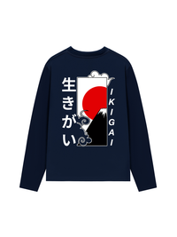Áo Thun Dài Tay Ikigai Fuji & Rising Sun Tee