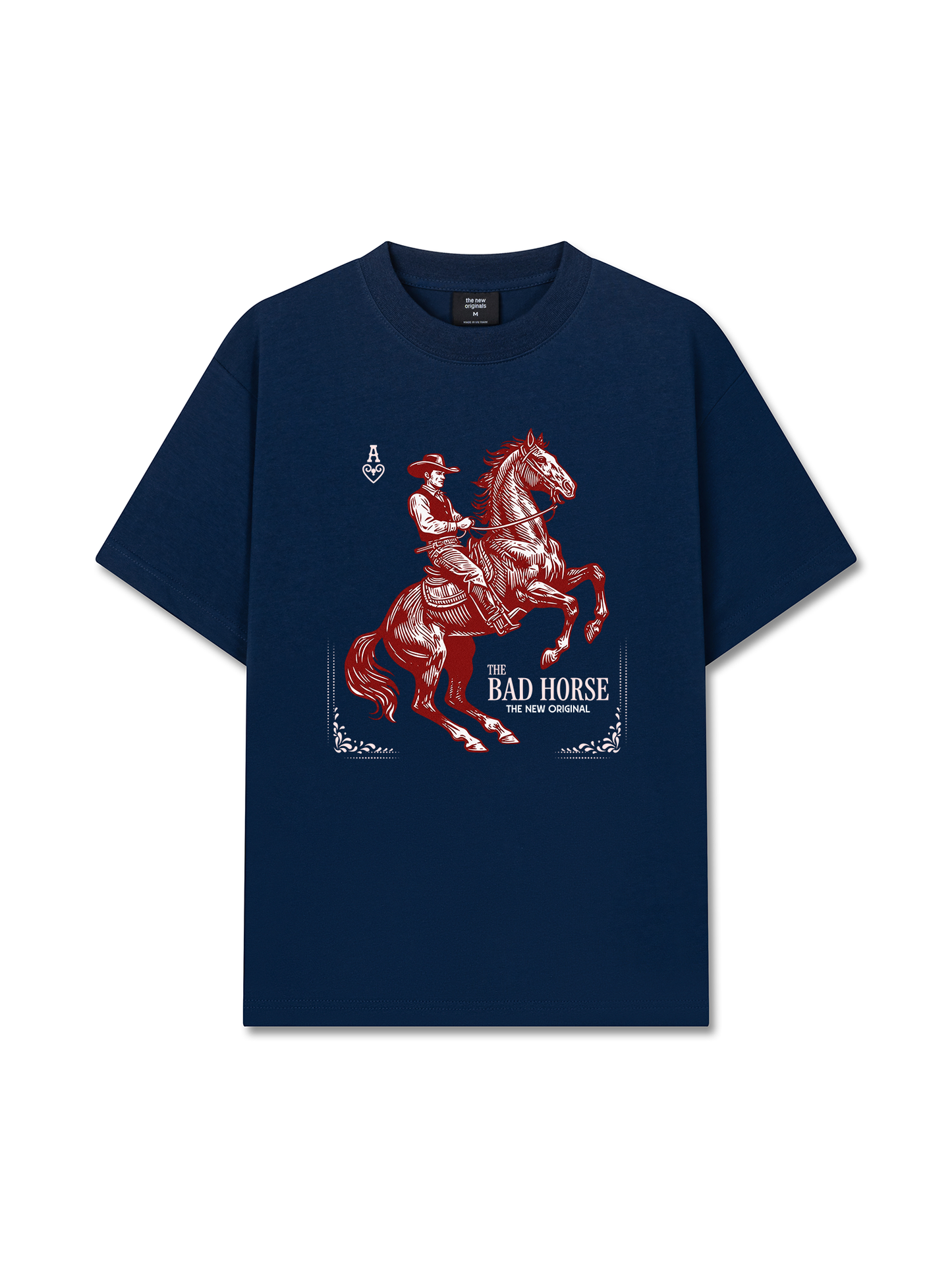 Áo Thun Relaxed Fit The Bad Horse Ace of Heart