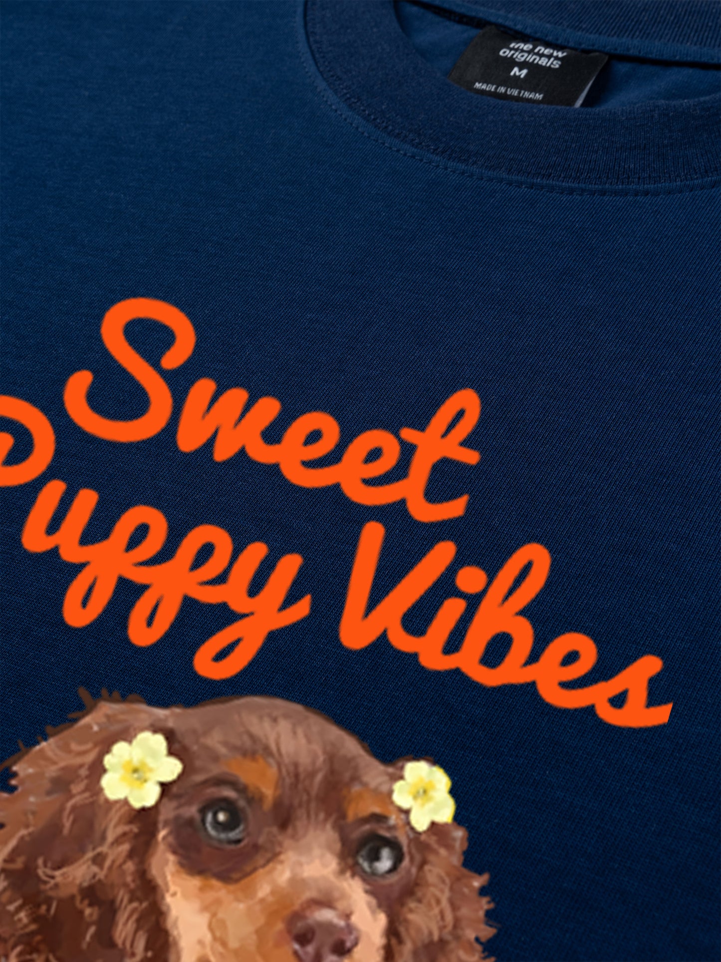 Áo Thun Relaxed Fit  Sweet Puppy Vibe