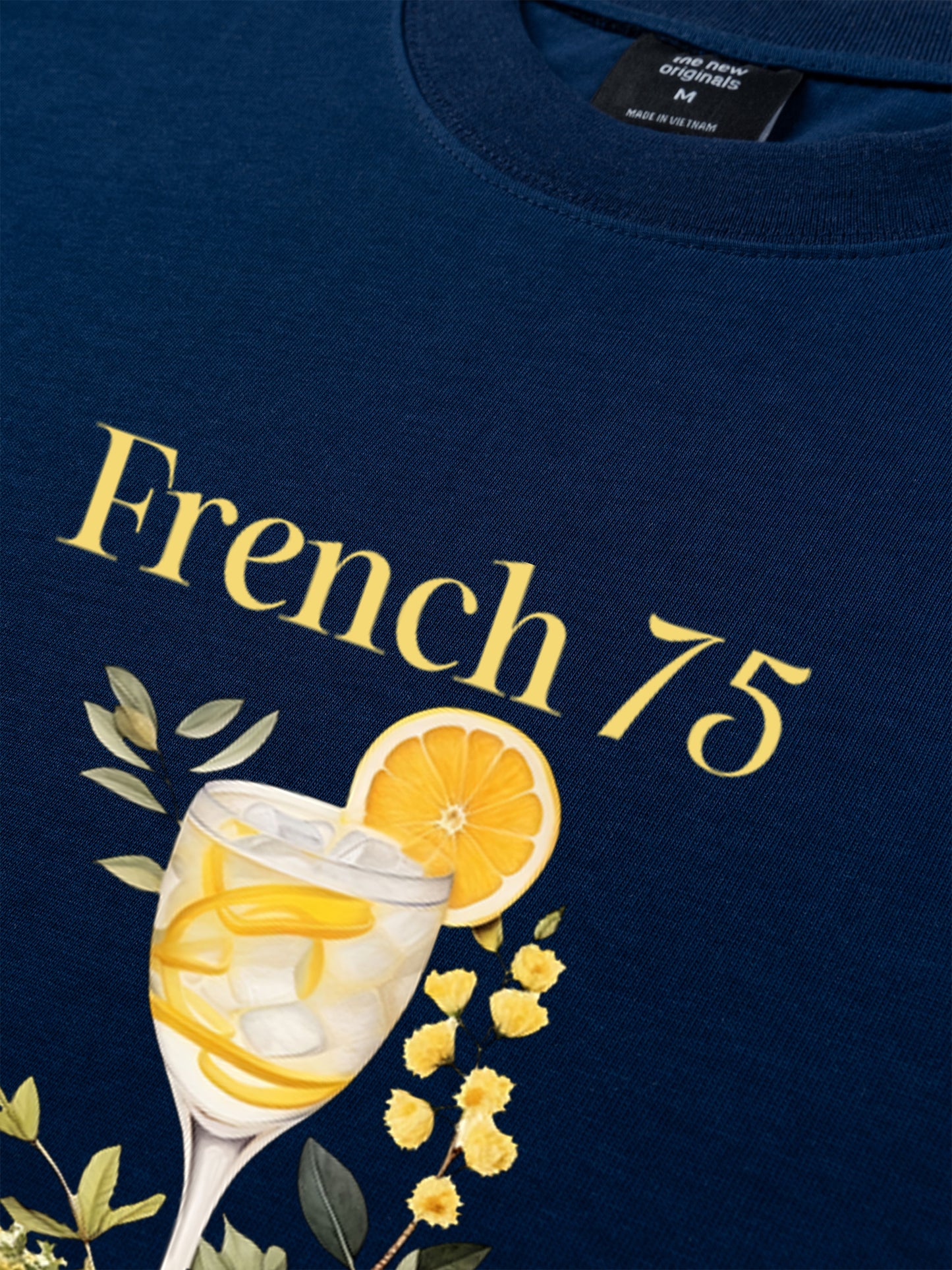 Áo Thun Relaxed Fit French 75 Cocktail
