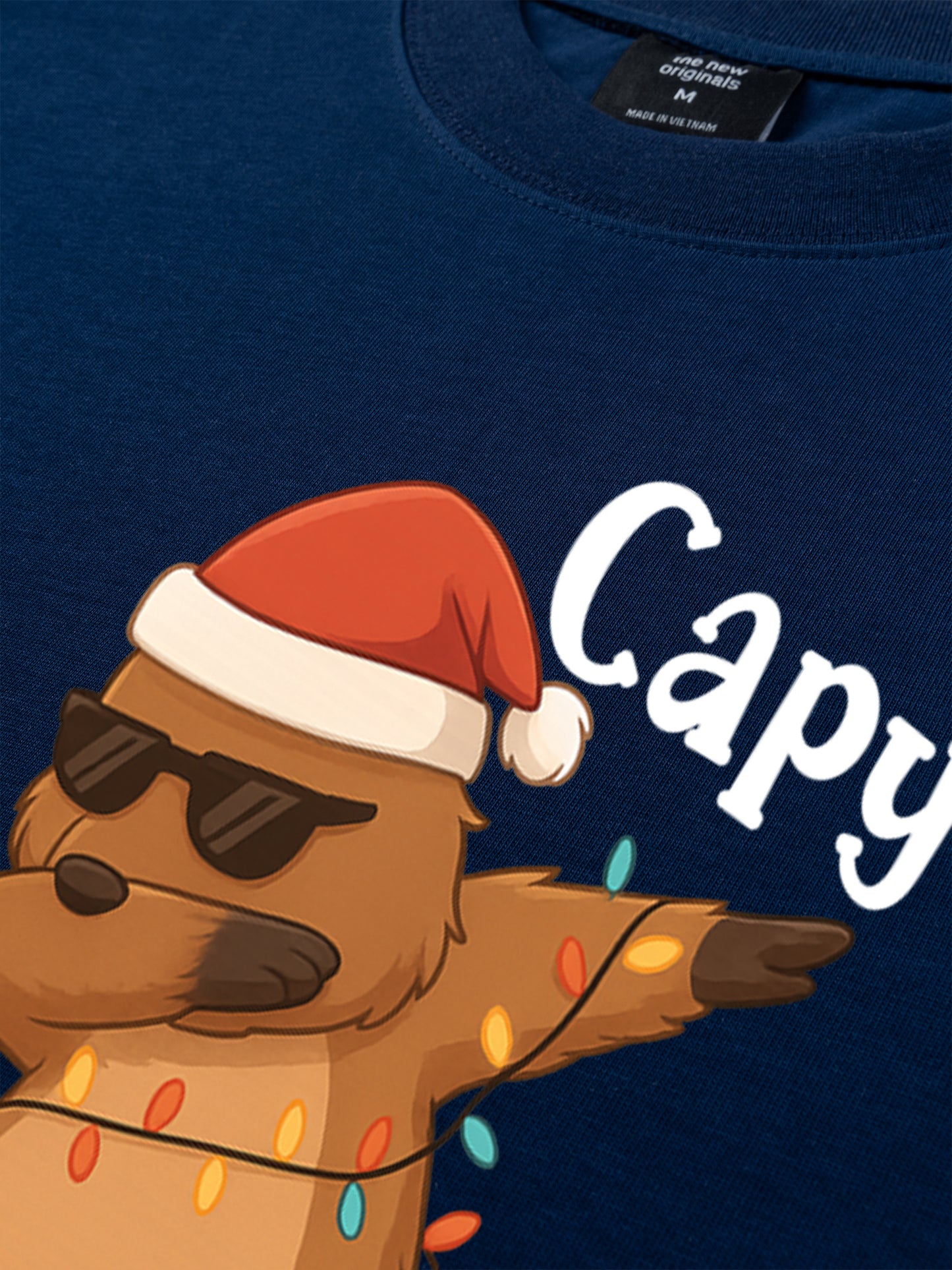 Áo Thun Relaxed Fit Capy Christmas Dab