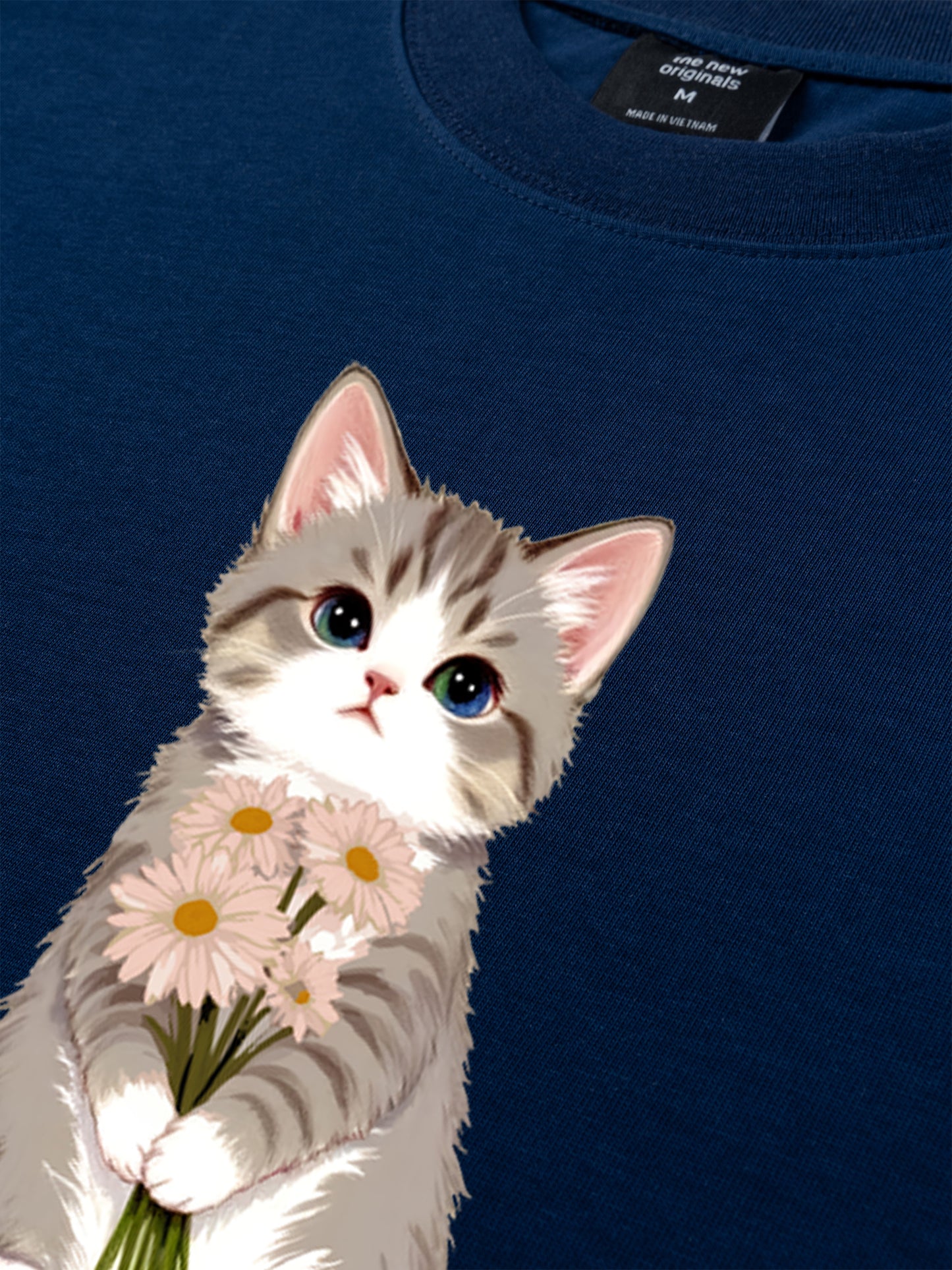 Áo Thun Relaxed Fit  Blooming Kitty