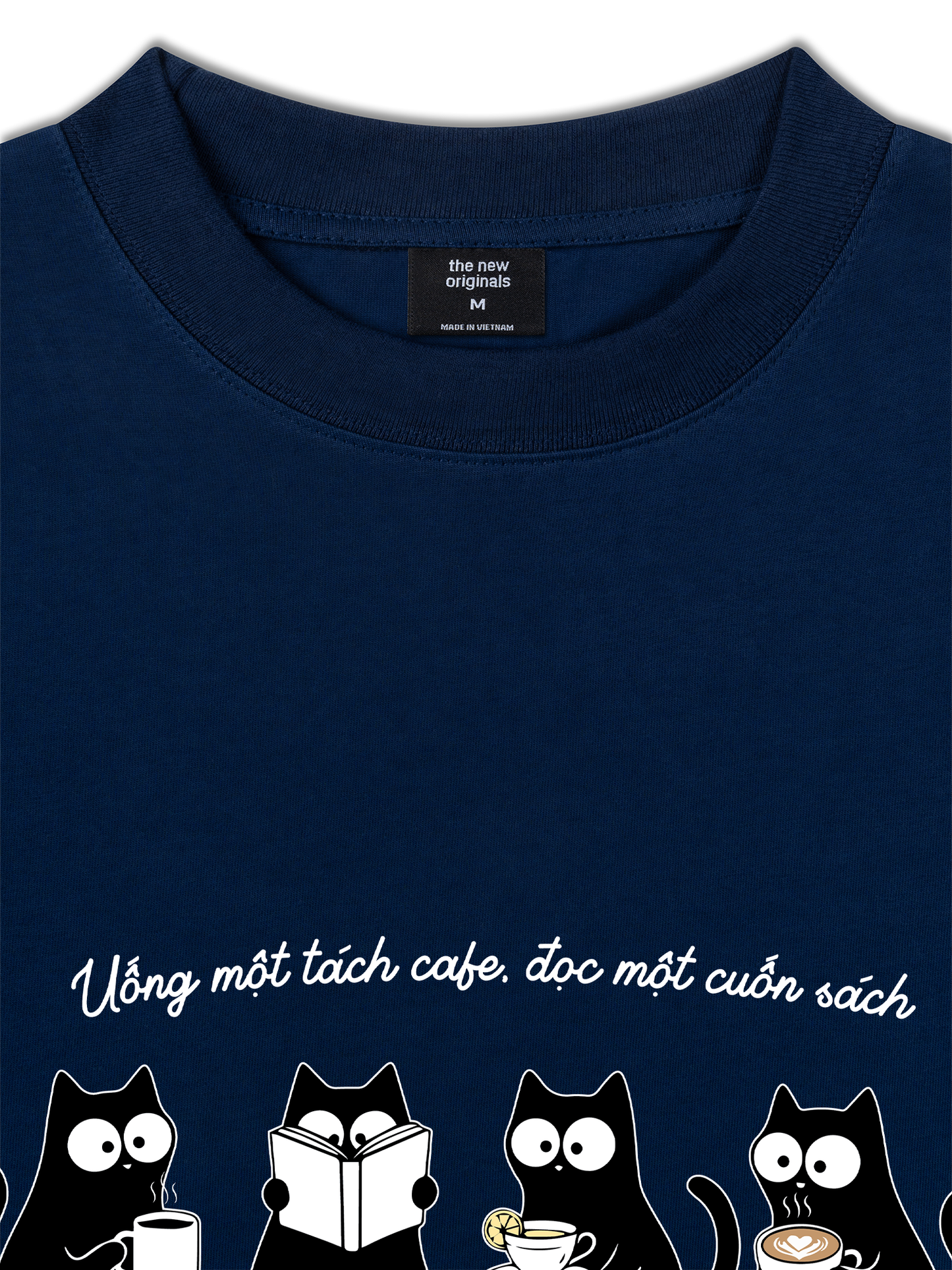 Áo Thun Relaxed Fit Uống Một Tách Cafe Đọc 1 Cuốn Sách