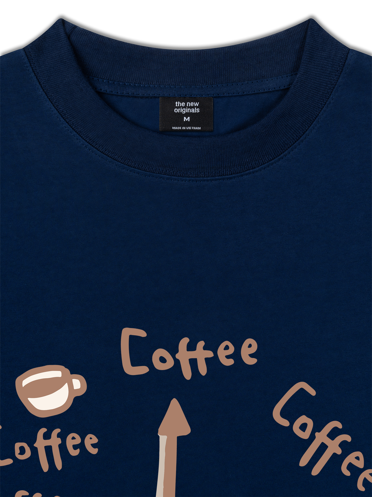 Áo Thun Relaxed Fit Coffee Clock