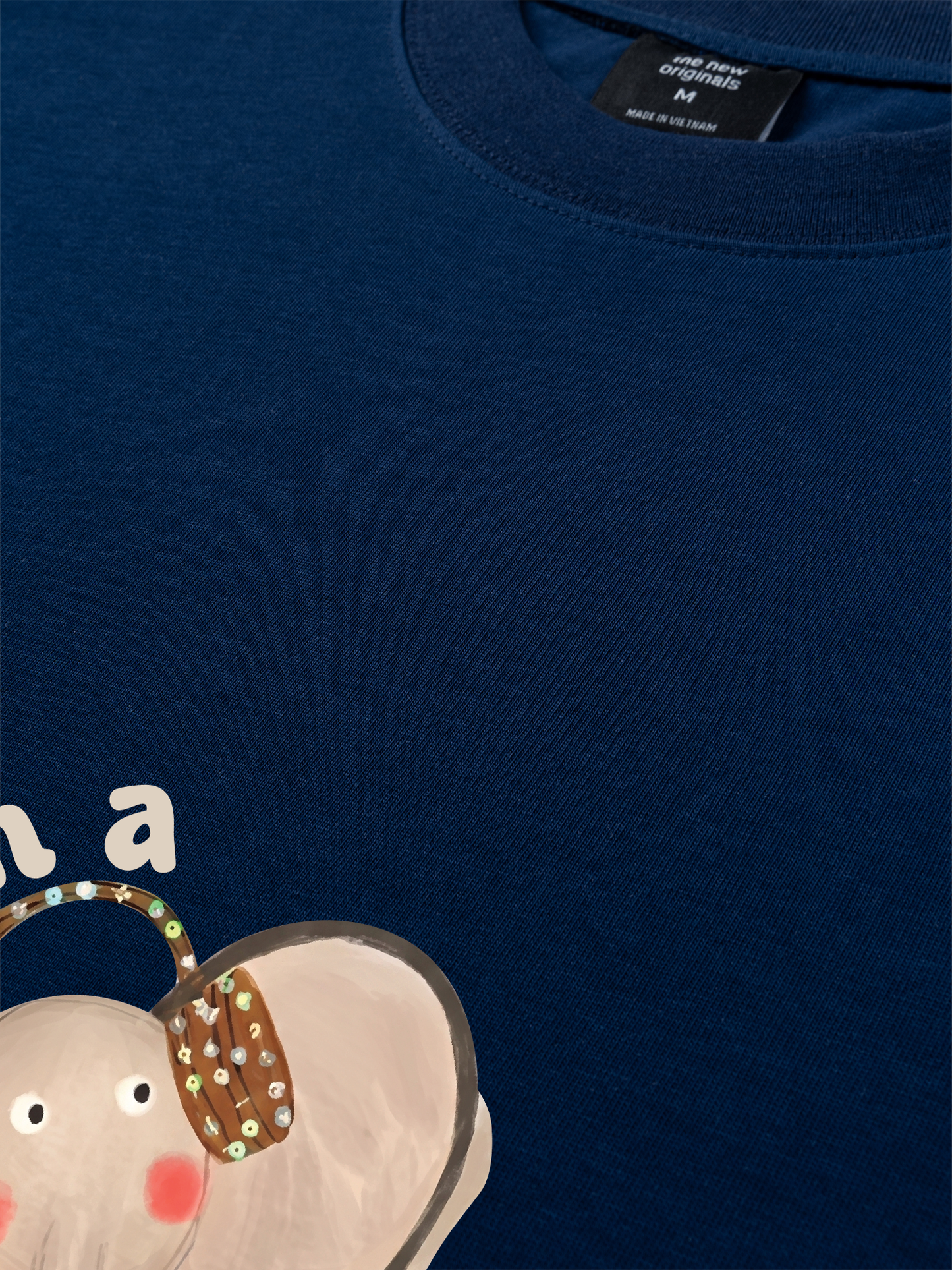 Áo Thun Relaxed Fit Animal I'm A Joyful Little Elephant