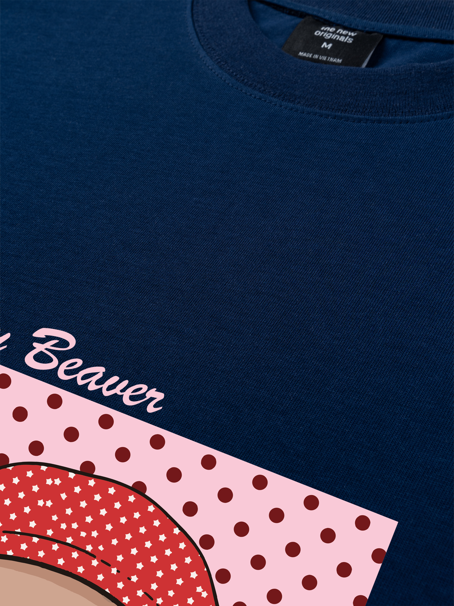 Áo Thun Relaxed Fit Animal Dotty Beaver