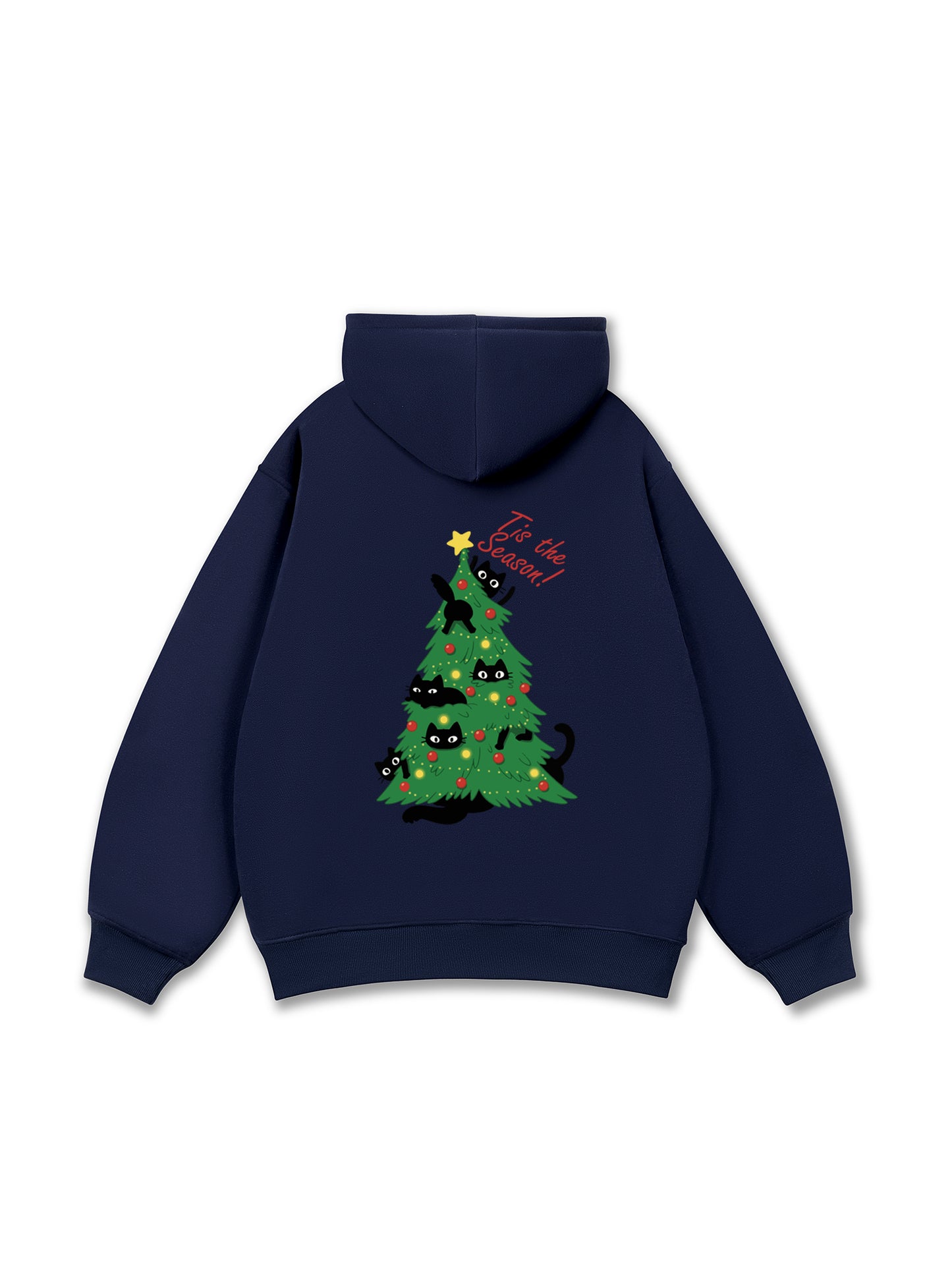 Kitty Tree Christmas Hoodie