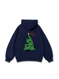 Kitty Tree Christmas Hoodie
