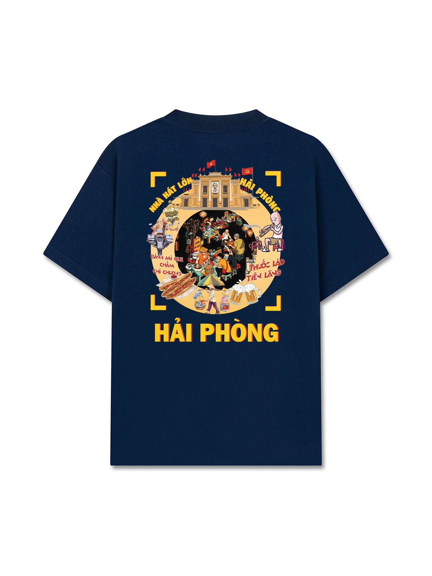 Áo Thun Relaxed Fit Hai Phong Street Life